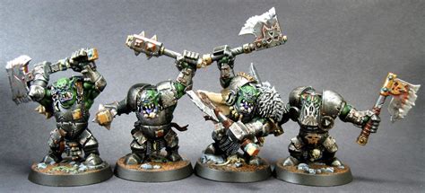 Black Orcs Carrero Arts Shadespire Ironskulls Boyz Warhammer Aos