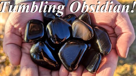 How To Tumble Obsidian In A Rotary Rock Tumbler A Step By Step Guide