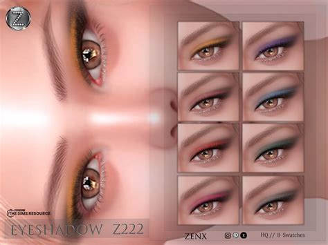 The Sims Resource ZENX EYESHADOW Z222 HQ