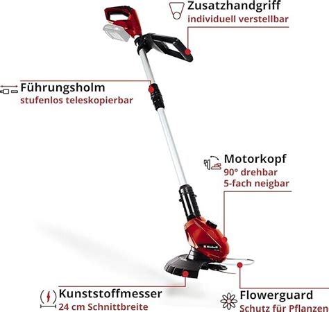 Einhell 3411172 Akku Rasentrimmer Power X Change GE CT 18 Li Solo 8500U