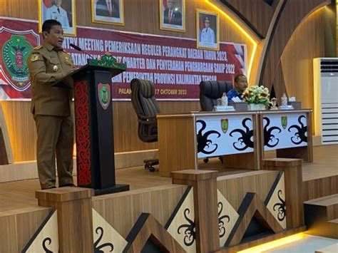 Setda Prov Kalteng Wagub Edy Pratowo Hadiri Entry Meeting Pemeriksaan