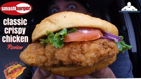 Smashburger® Crispy Chicken Sandwich Review 🍔🐔🍅 Youtube