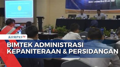 Pengadilan Tinggi Agama Bandar Lampung Gelar Bimtek Administrasi