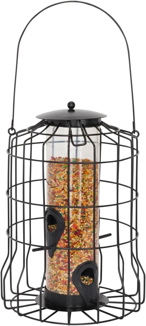 Amazon Bird Feeder Caged Bird Feeder For Outdoor Hanging With 4