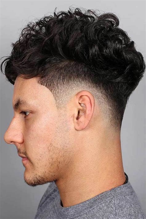 Taper Haircut With Curls