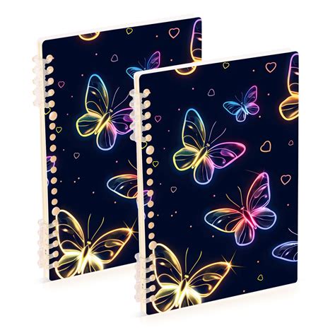 2 Pcs Spiral Notebooks 60 Sheets 120 Pages A5 Journal Notepad 83x57