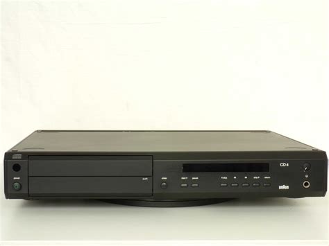 CD Spieler Braun Atelier HiFi CD4 CD 4 Schwarz TOP Zustand