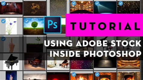 How to use Adobe Stock inside Photoshop TUTORIAL - YouTube