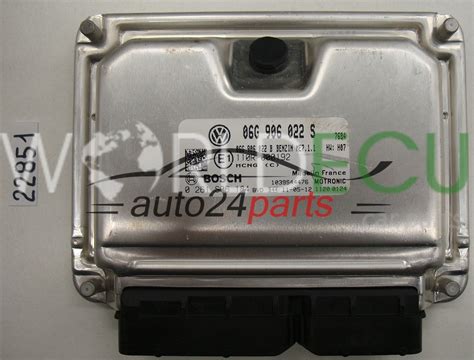 Ecu Engine Control Unit Vw Volkswagen Caddy Bosch S