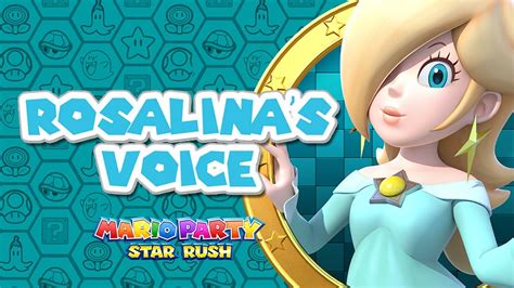 Rosalinas Voice Mario Party Star Rush Youtube