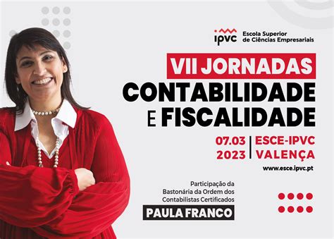 Vii Jornadas De Contabilidade E Fiscalidade Escola Superior De