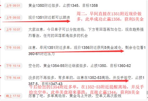 冯哥论金：黄金现价1342直接做空中金在线财经号