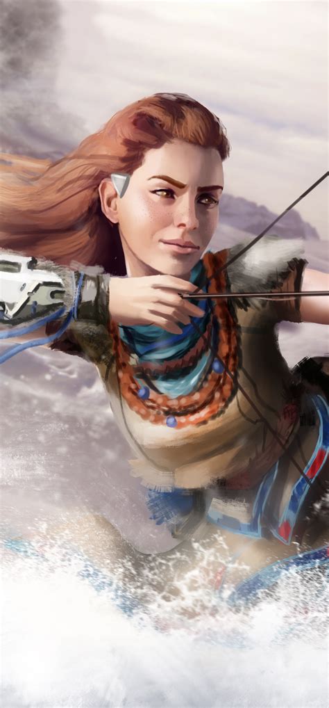 1242x2668 Aloy Horizon Zero Dawn Fanart 4k Iphone Xs Max Hd 4k Wallpapersimagesbackgrounds