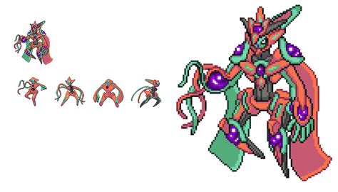 All Forms Of Deoxys Fusion Sprite