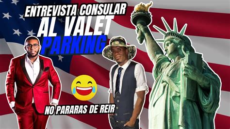 El Goldo Oro Le Hace Entrevista Consular Al Valet Parking Youtube