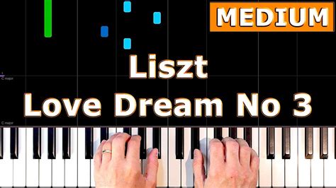 Liszt Liebestraum No 3 Love Dream MEDIUM Piano Tutorial YouTube