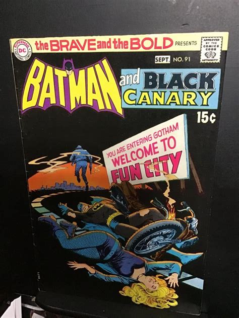 The Brave And The Bold 91 1970 High Grade Black Canary Key VF NM