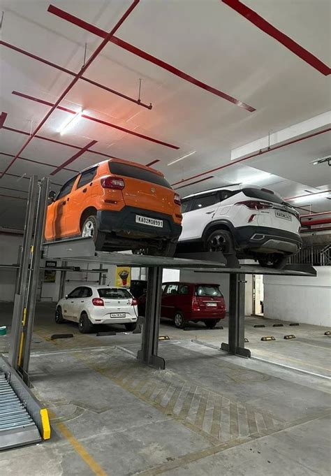 Semi Automatic Hydraulic Stack Car Parking System At Rs 129000 In Bengaluru