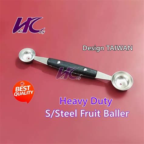 Hc Double Head Fruit Baller Scoop Stainless Steel Melon Baller