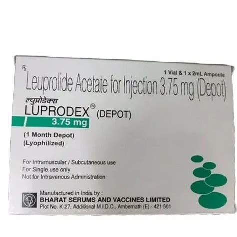 Leuprolide Acetate Injection At Best Price In Chennai By Sainav