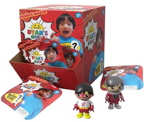 Ryans World Mini Figure With Accessory Series 1 Mystery Box 24 Packs Pocket Watch Toywiz