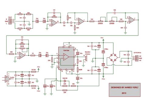 An Electronic Circuit Diagram Showing The Components And Instructions