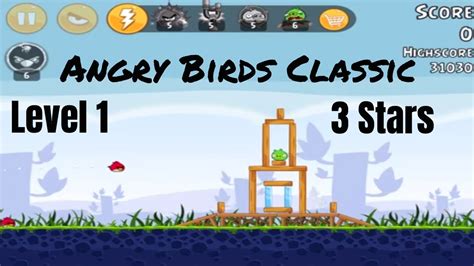 Angry Birds Classic Hd Poached Eggs Level 1 3 Star Walkthrough Ios Android Youtube