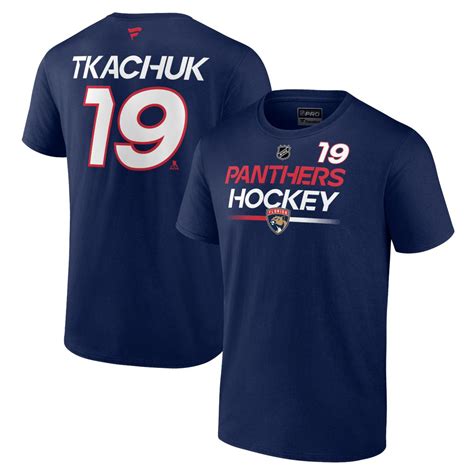 Men S Fanatics Matthew Tkachuk Navy Florida Panthers Authentic Pro