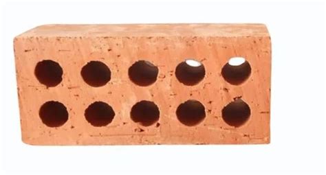 10 Hole Perforated Clay Brick 9 X 4 X 3 Inch L X B X H At Rs 20 In