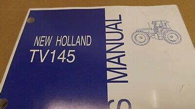 New Holland TV145 Tractor Operator S Manual EBay