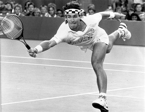 Pat Cash Smash De Revers Et Volées Réflexes Open Daustralie 1988