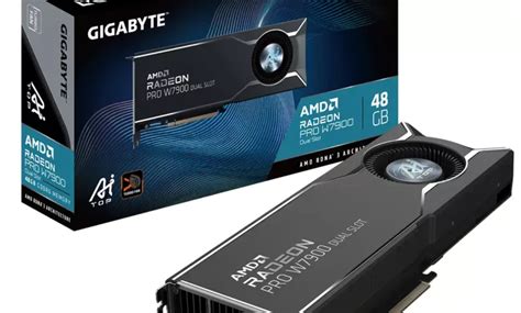 Gigabyte Lance Les Cartes Graphiques Amd Radeon Pro W Series