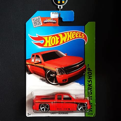 Jual P 212 Hot Wheels Chevy Silverado Red Hw Workshop Shopee Indonesia