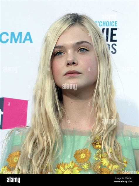 Elle Fanning Th Annual Critic S Choice Movie Awards Los Angeles