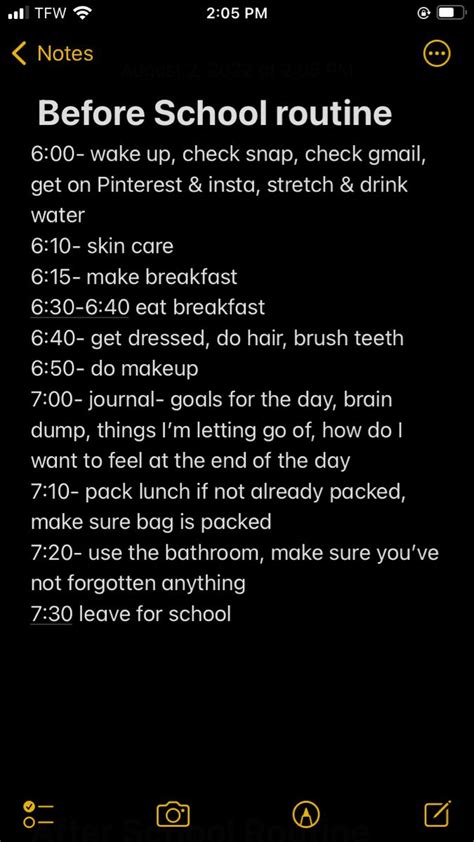 School Morning Routine School Morning Routine Before School Routine School Routine For Teens