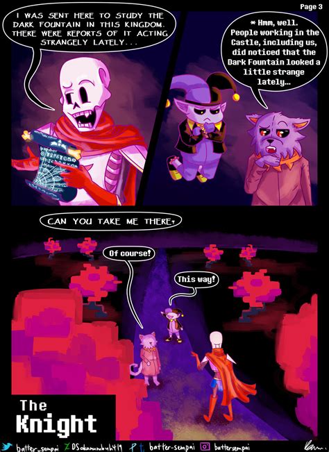 A Short Deltarune Comic The Knight Page 3 By Dsakanumbuh419 On