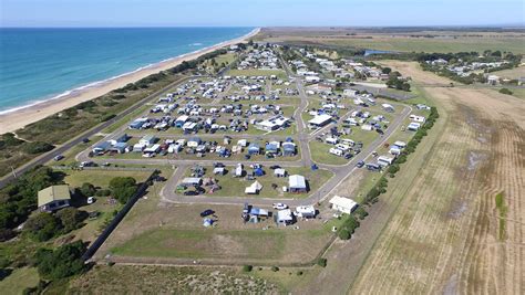 Seaspray Caravan Park on the 90 Mile Beach in Gippsland