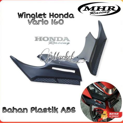 WINGLET VARIO 160 2022 MHR BAHAN ABS PLASTIK ORIGINAL Lazada Indonesia