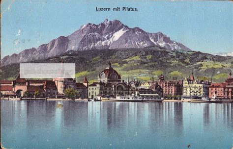 AK 1908 Luzern Mit Pilatus Kaufen Auf Ricardo