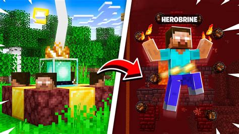 SPAWN HEROBRINE IN MINECRAFT! - YouTube