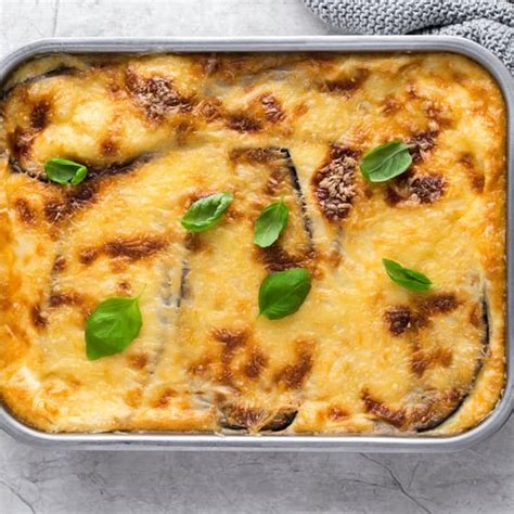 Moussaka Met Aardappel Aubergine En Courgette Jumbo