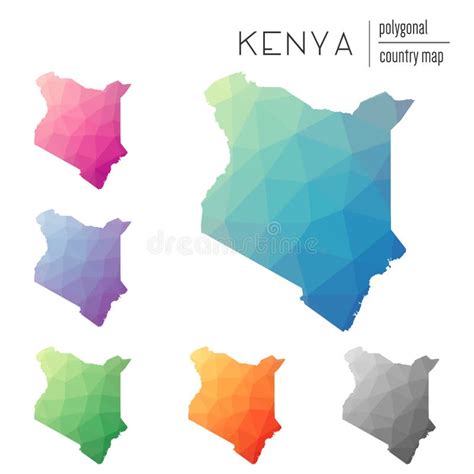 Cartes Du Kenya Sur Fond Blanc Signe De La Carte Kenya Carte Du Kenya