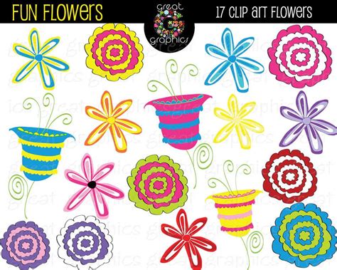 whimsical flowers clipart 10 free Cliparts | Download images on ...