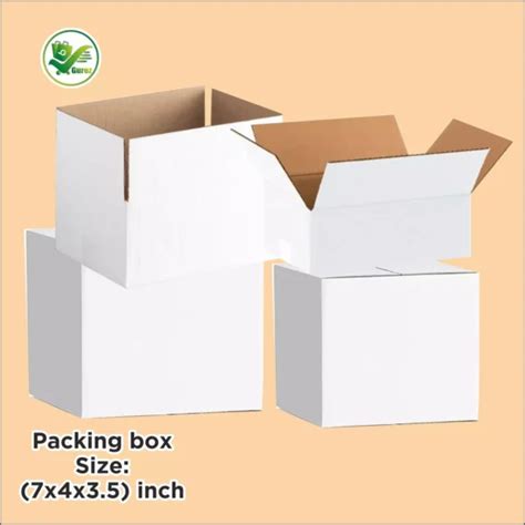 White Packing Box Ply Custom Cardboard X X Secure Yo