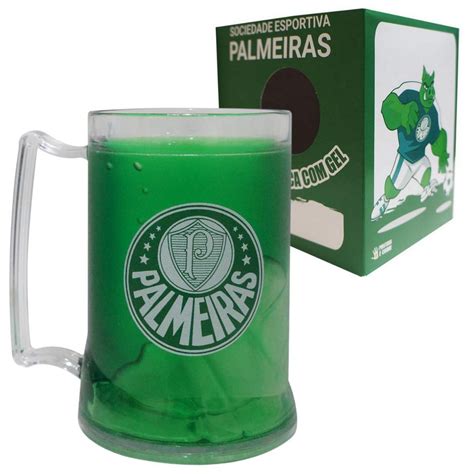 Caneca Palmeiras Escudo Gel Congelante Ml Oficial Porco Shopee Brasil