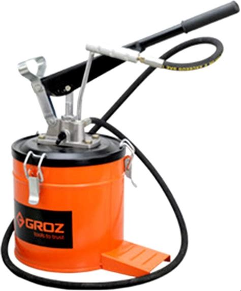 Groz Manual Hand Operated Bucket Grease Pump Model Name Number Vgp At