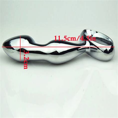 Tabuy Stainless Steel Anal Plug Metal Prostate Massage Wand Prostate