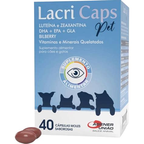 Lacri Caps Pet Para C Es E Gatos C Psulas Loja Pet Niva