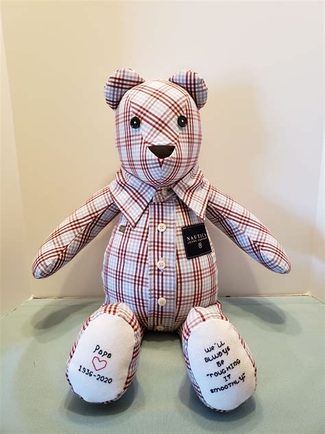 Handmade Memory Bear Memory Bears Tutorial Memory Bear Keepsake Bear