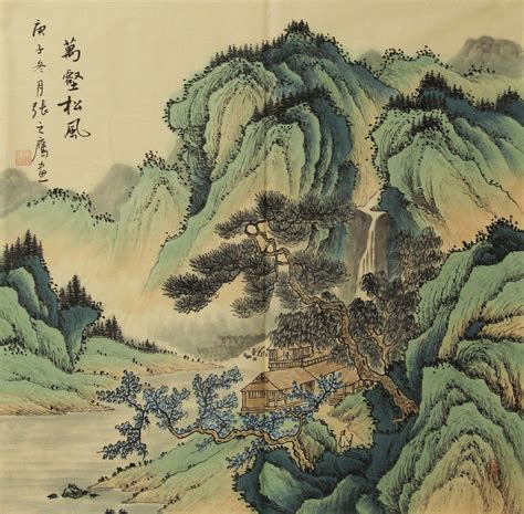 万壑松风 斗方山水国画作品在线拍卖，万壑松风 斗方山水国画作品价格、图片－雅昌得藏－在线拍